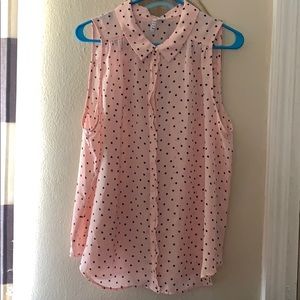 Elle polka dot blouse